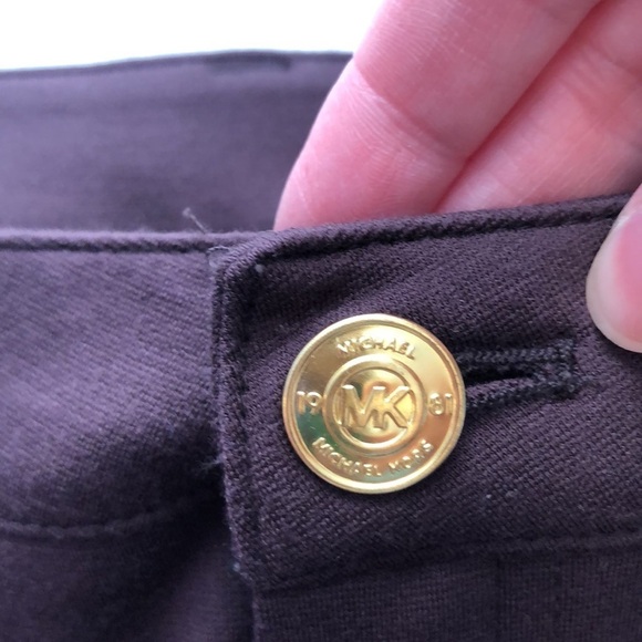 MICHAEL KORS BROWN SKINNY LEG PANTS    SIZE 6 - Picture 9 of 12